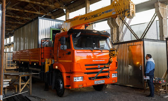 Транспортировка модульного дома